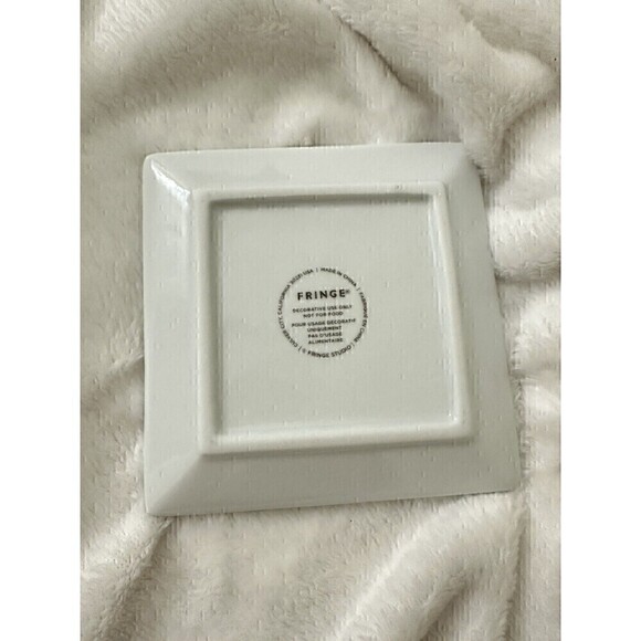 NEW Nordstrom FRINGE Studio Literally Obsessed 4” Decorative Tray Gold Cute Gift - Picture 3 of 5